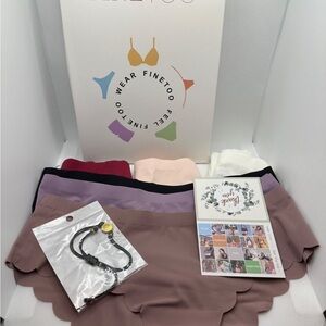 Bnwt Finetoo 6 pack seamless underwear size small